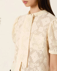 Alix Of Bohemia - Chance Tetris Lace Top