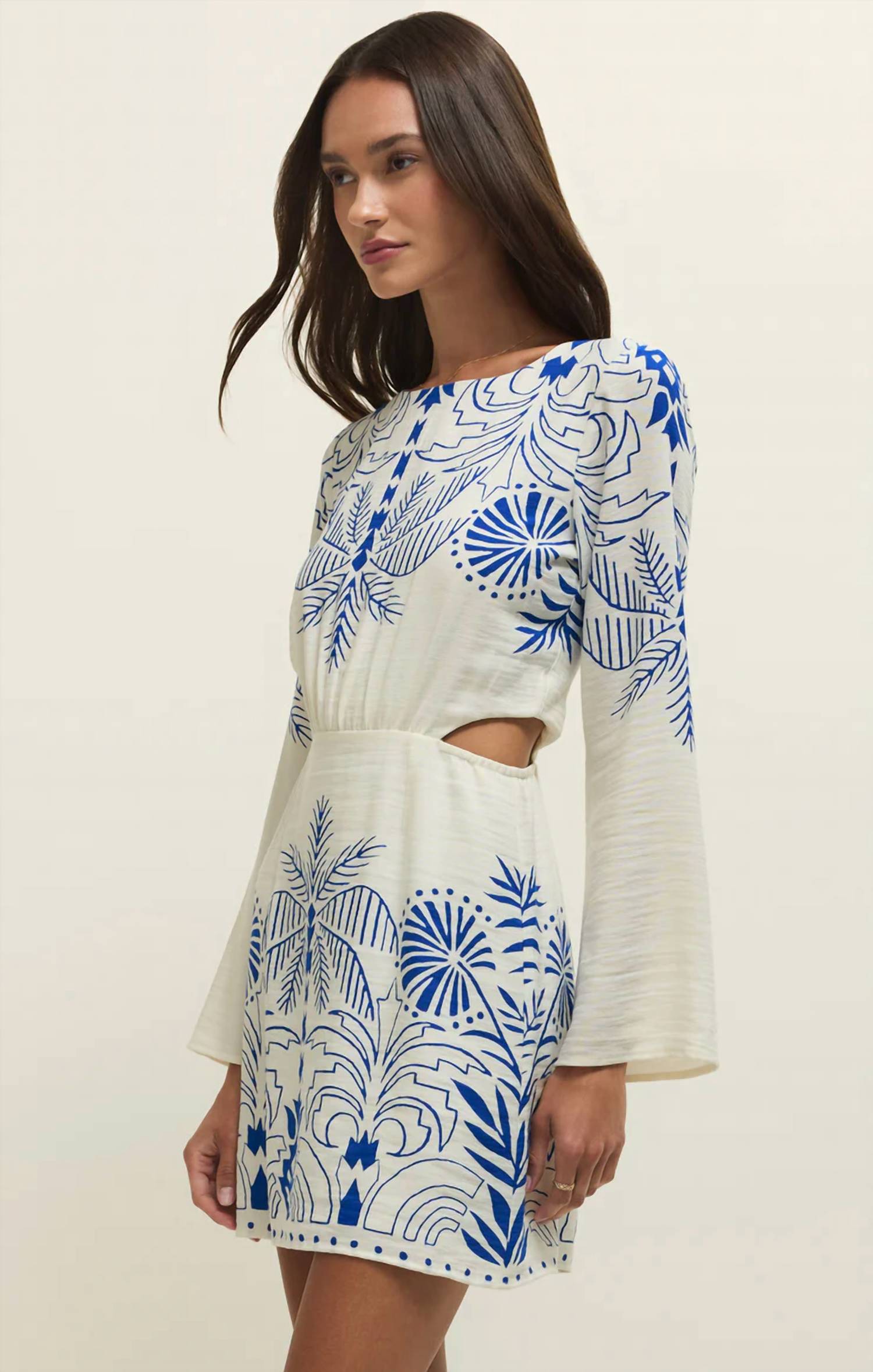 Z Supply - Tahina Palm Mini Dress
