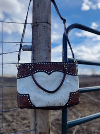 American Darling - Hand Tooled Hair on Genuine Leather Western Women Bag