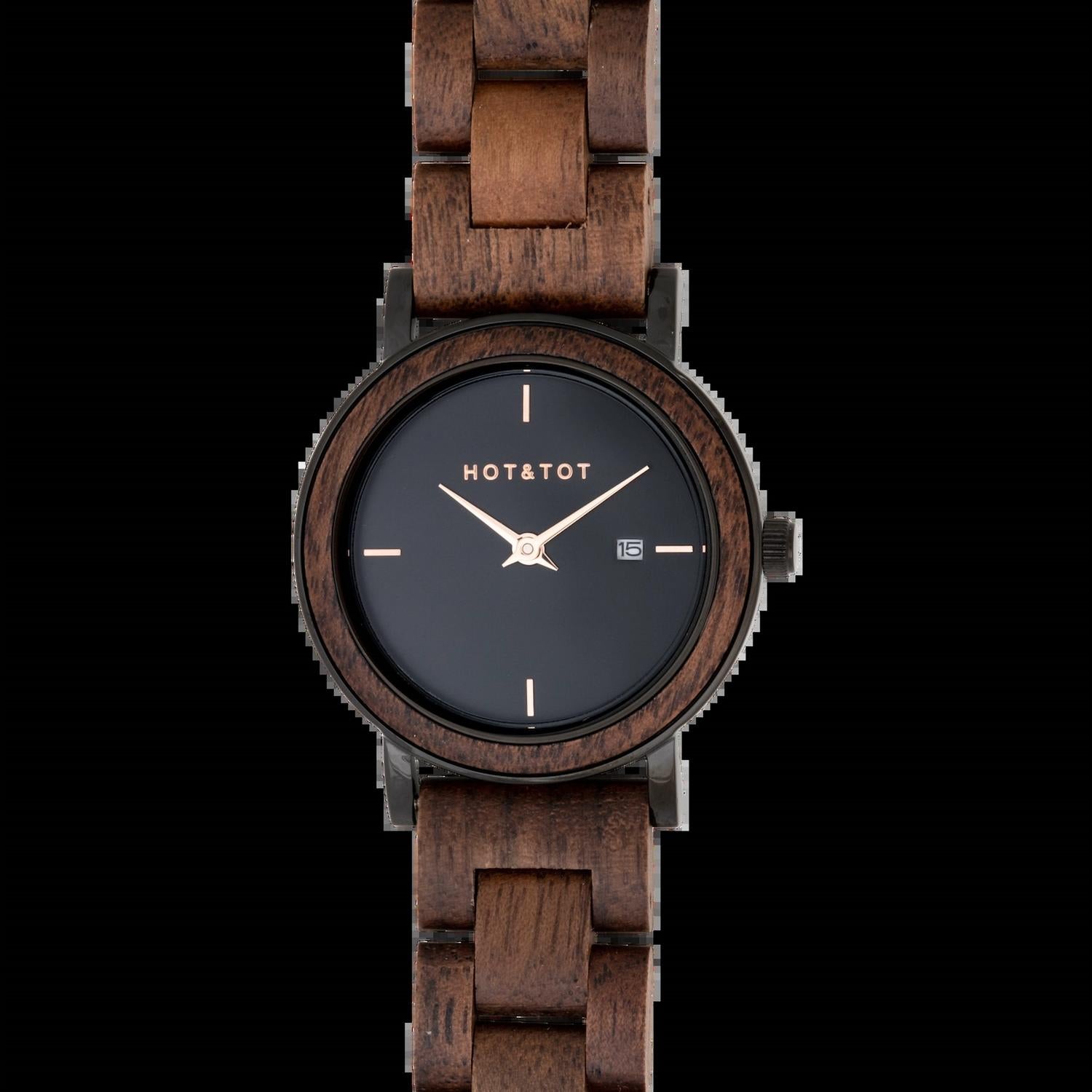 Hot&Tot - Women's Nyx Sustainable Wood Watch