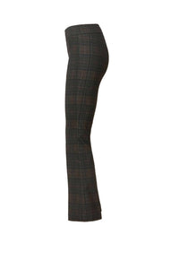 Avenue Montaigne Leo Flare Cut Pants in heritage plaid - women's pants - view 5