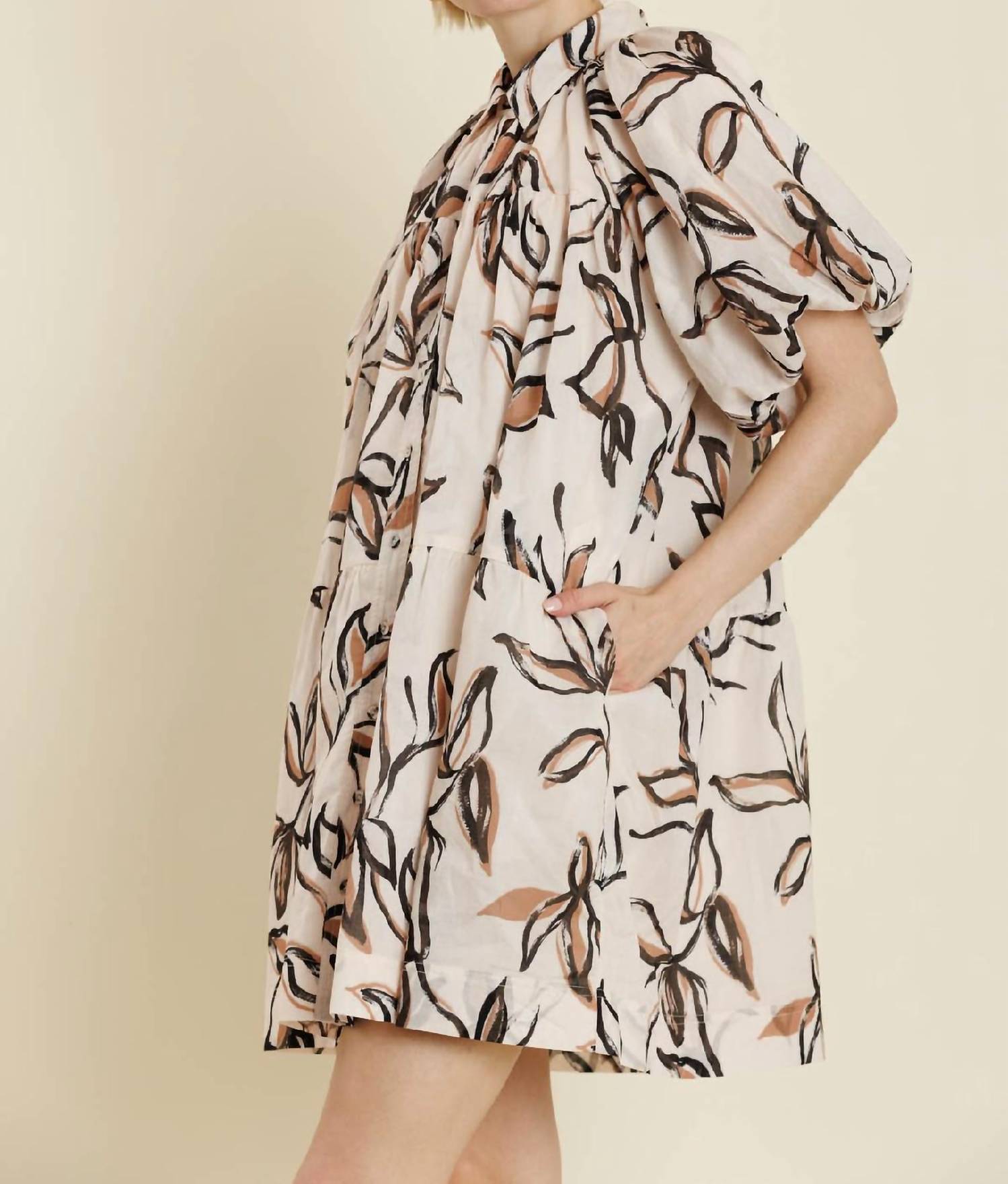 Aureum - Sienna Floral Mini Shirt Dress