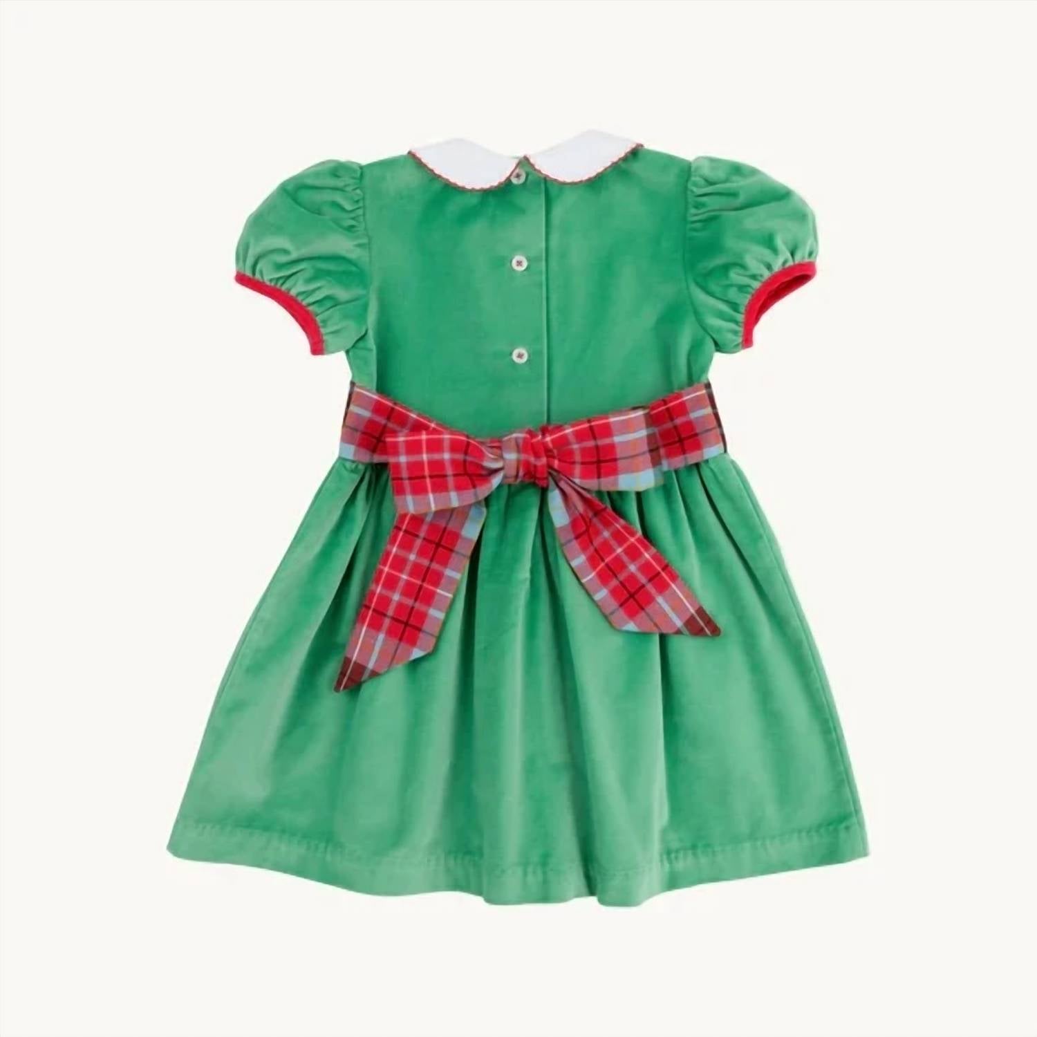 The Beaufort Bonnet Company - Girl's Wilson Pier Plaid Cindy Lou Sash Dress