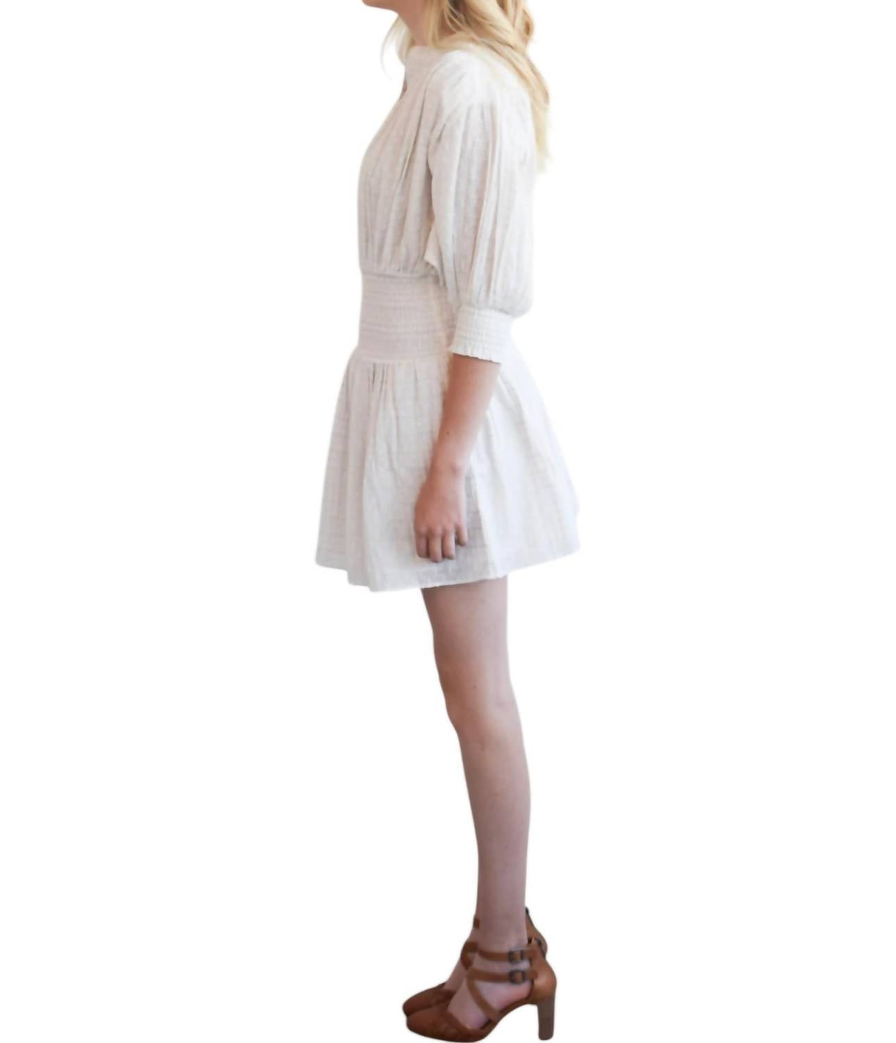 Never A Wallflower - Smocked Waist Dress