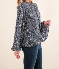 And The Why - Running Out of Time Blouse