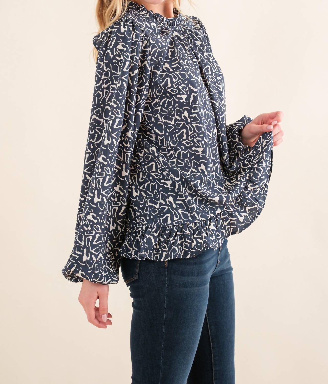 And The Why - Running Out of Time Blouse