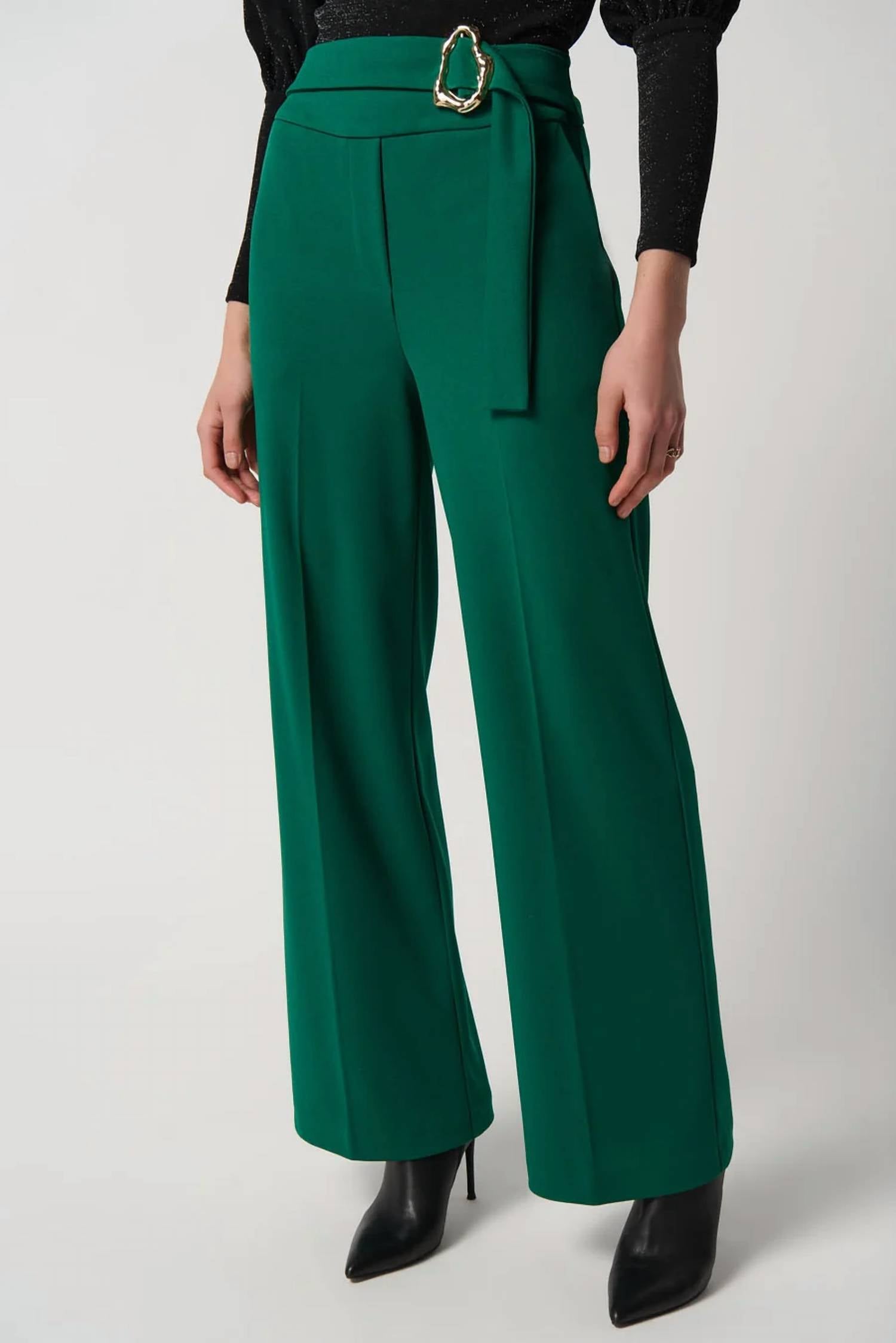 Joseph Ribkoff - BELTED WIDE LEG PANT