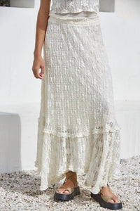 By Together - Women's Gisele Floral Lace Skirt