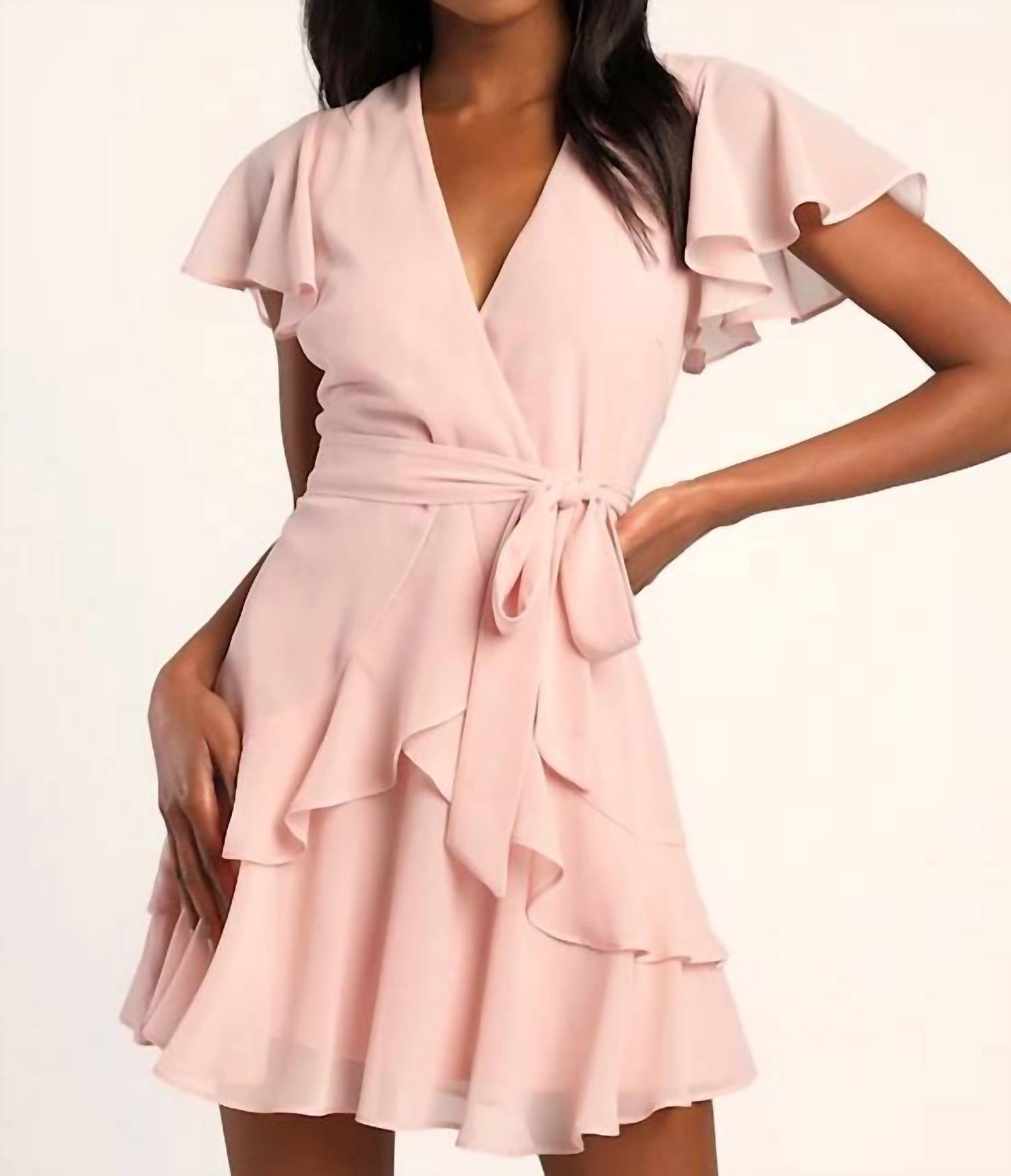 Lulus - Sweet Like You Ruffled Mini Dress