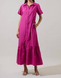 Sugarlips - Women's Valery Button Down Maxi Dress