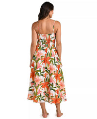 La Blanca - Jungle Blossoms Lace Up Dress
