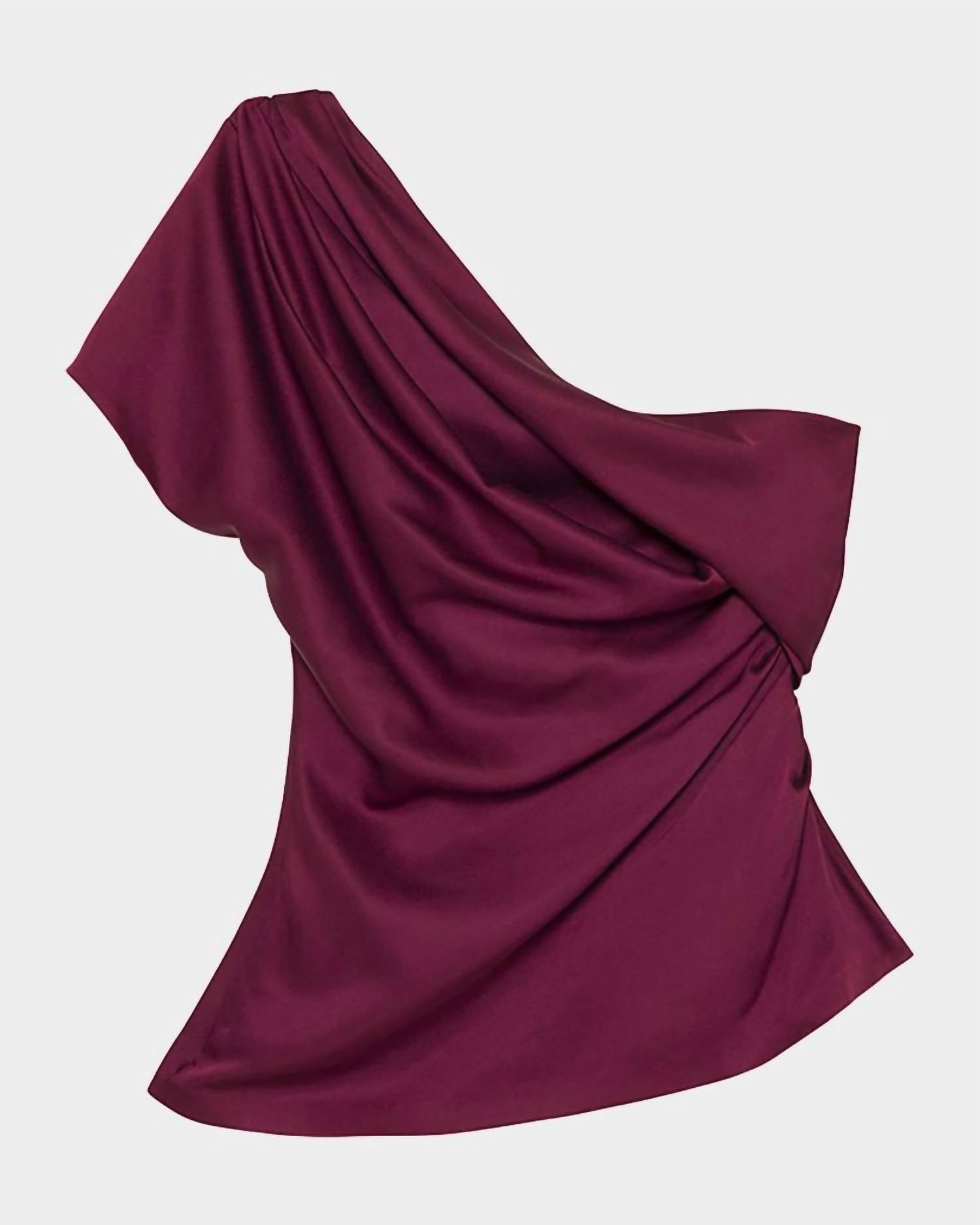 Simkhai - Phoebe Draped Satin Top