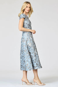 Sachin & Babi - Jackie Metallic Pleated Dress