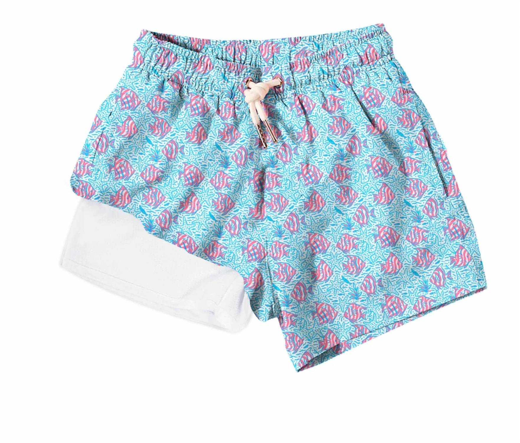 Bermies - Boys Coral Fish Swimsuit Trunk