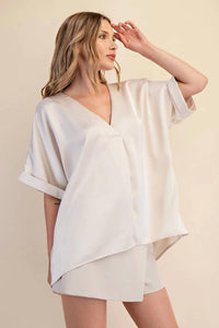 Glam - Reba V-neck Top