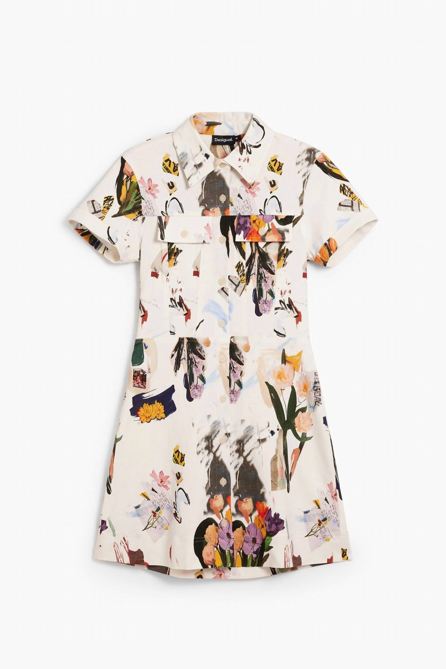 Desigual - Short Collage Dress - Plus