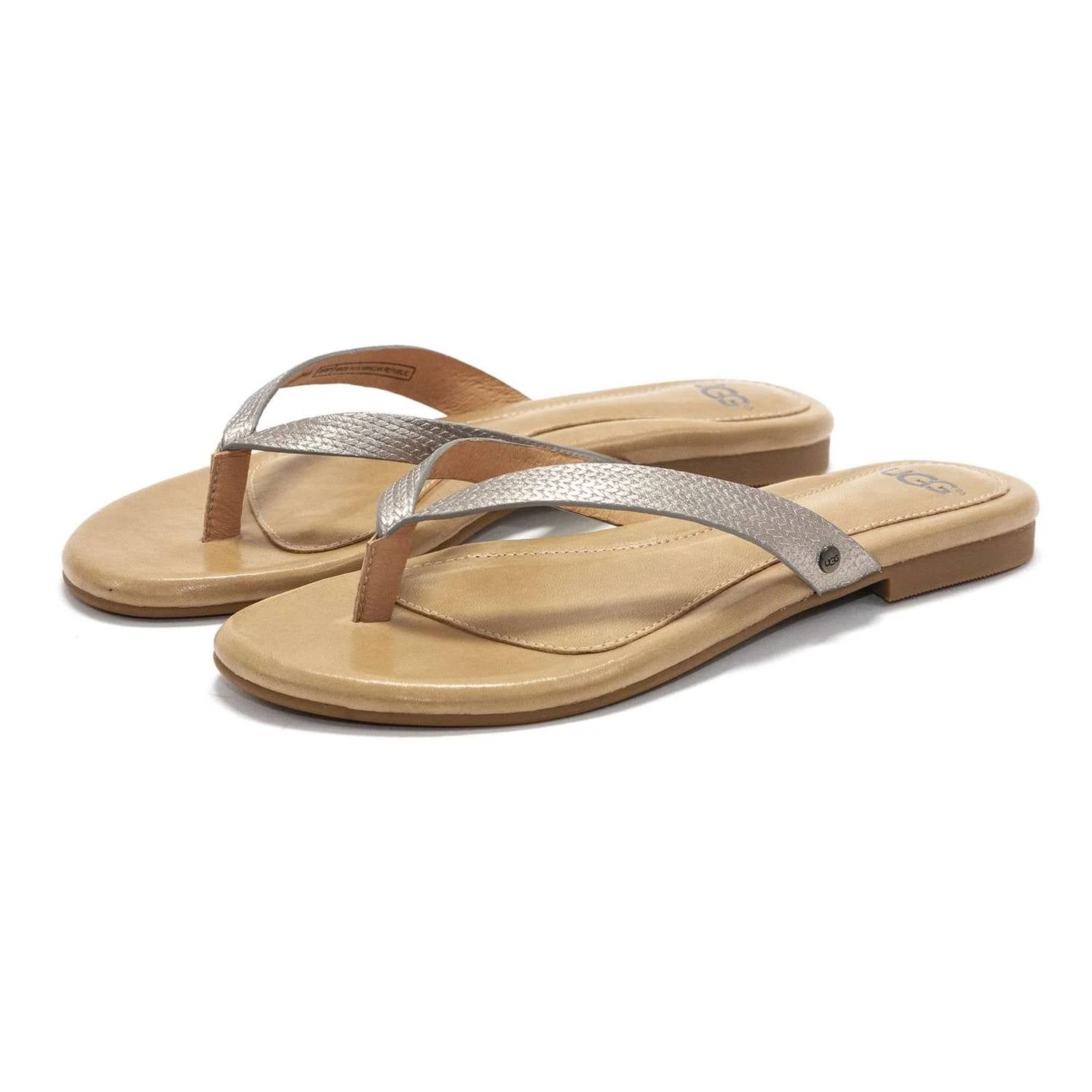 Ugg - Women's Allaria Ii Leather Flip Flops