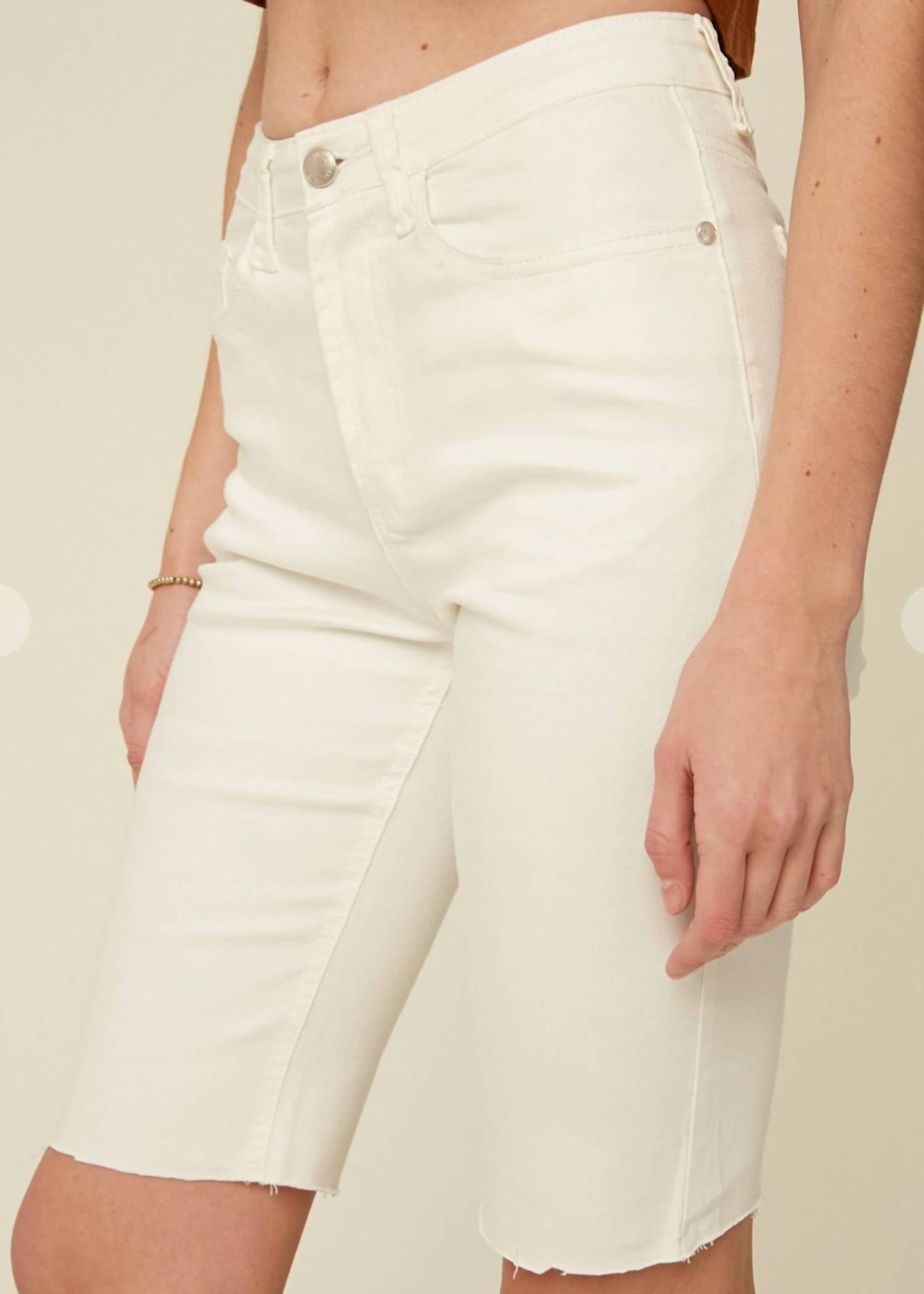 Listicle - Amalfi Stretch Denim Shorts