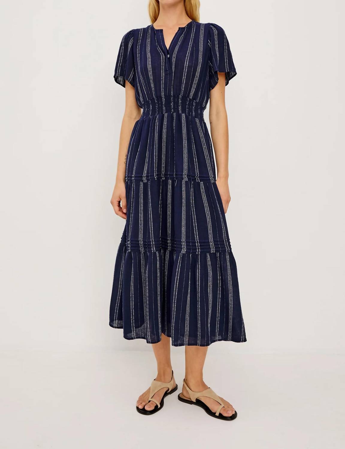 Rails - Cannes V Neck Midi Dress