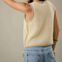 Sunday Edition - Trim Sweater Tank Top