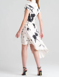 Natori - Asymmetric Pleated Dress