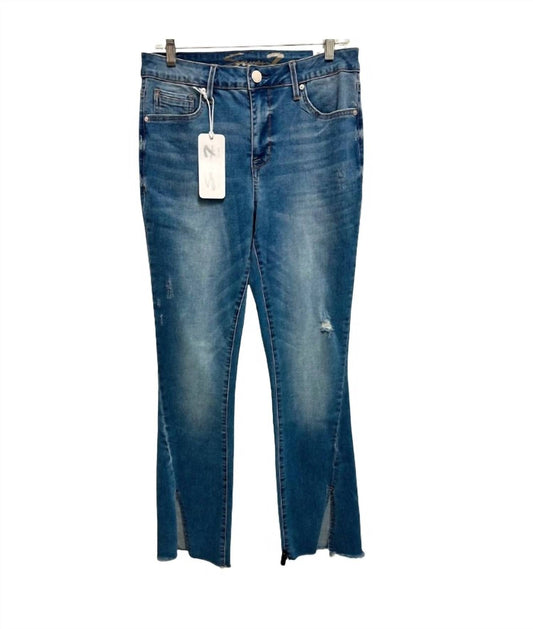 7 For All Mankind - Women's High Rise Micro Boot With Slit On Bottom