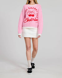 Flat White - Love You Cherry Much Sweater Top