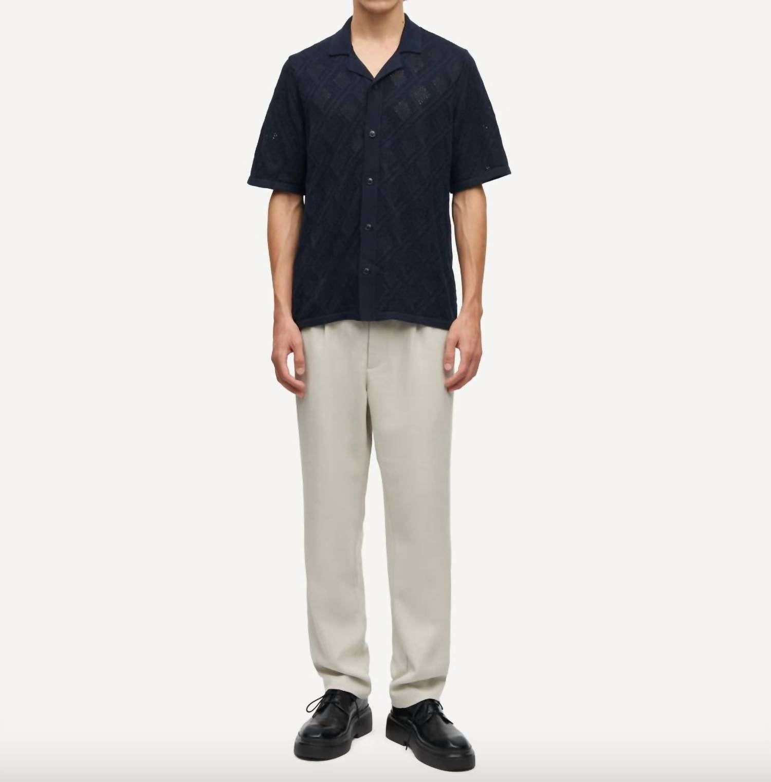 SAMSOE Men's Sadamien Shirt in salute - men's shirt