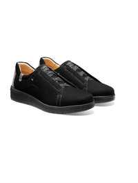 Samuel Hubbard Women's Featherlight Marin Gore-laces Shoes in black - women's sneaker - detail view