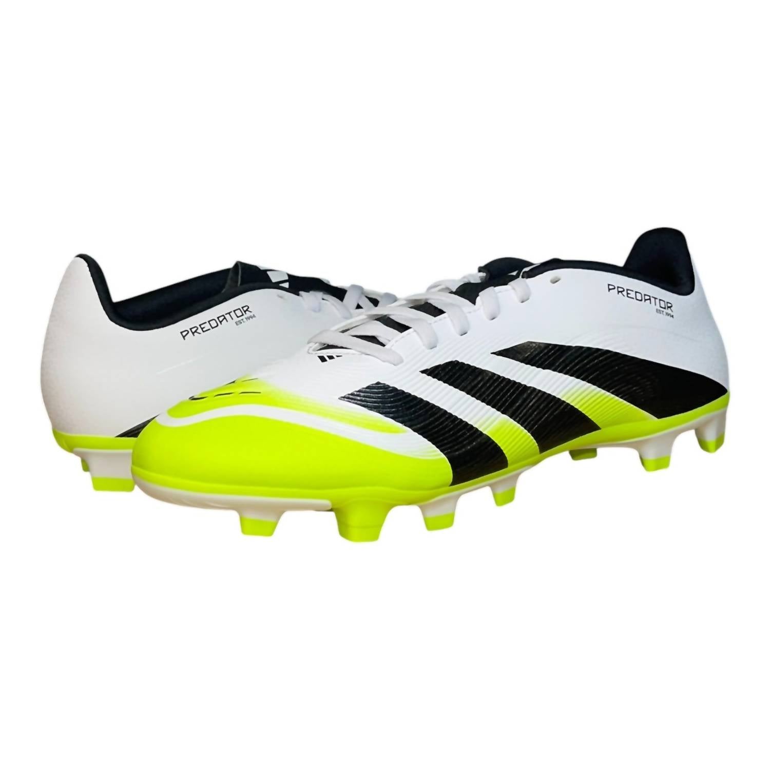 adidas Men's Predator Club Fg/mg Soccer Cleat Shoes in white black - men's shoe - view 6