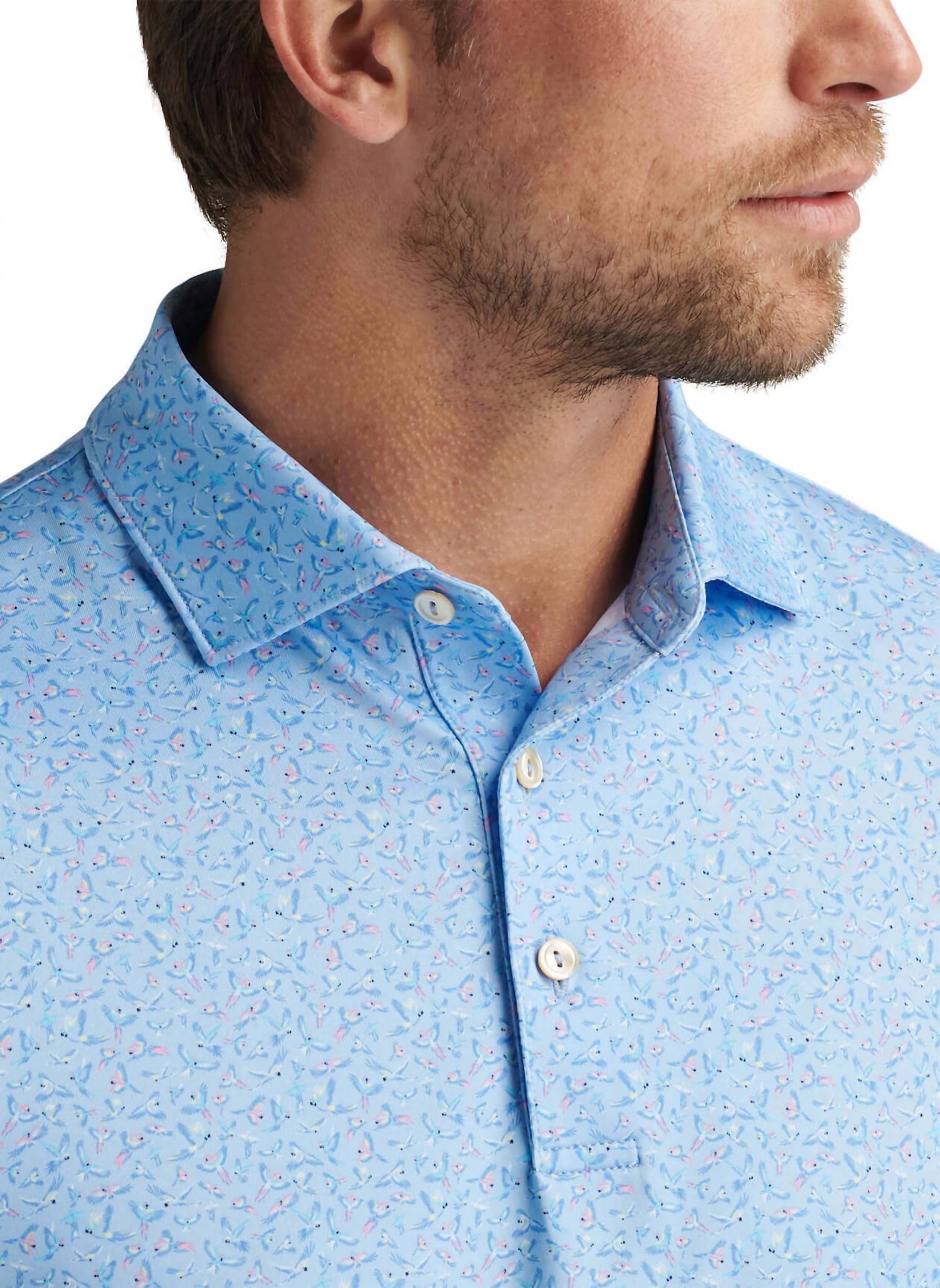 Peter Millar - Macaw Performance Jersey Golf Polo Shirt