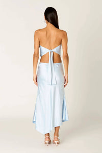 Nia - Beatrice Satin Midi Skirt