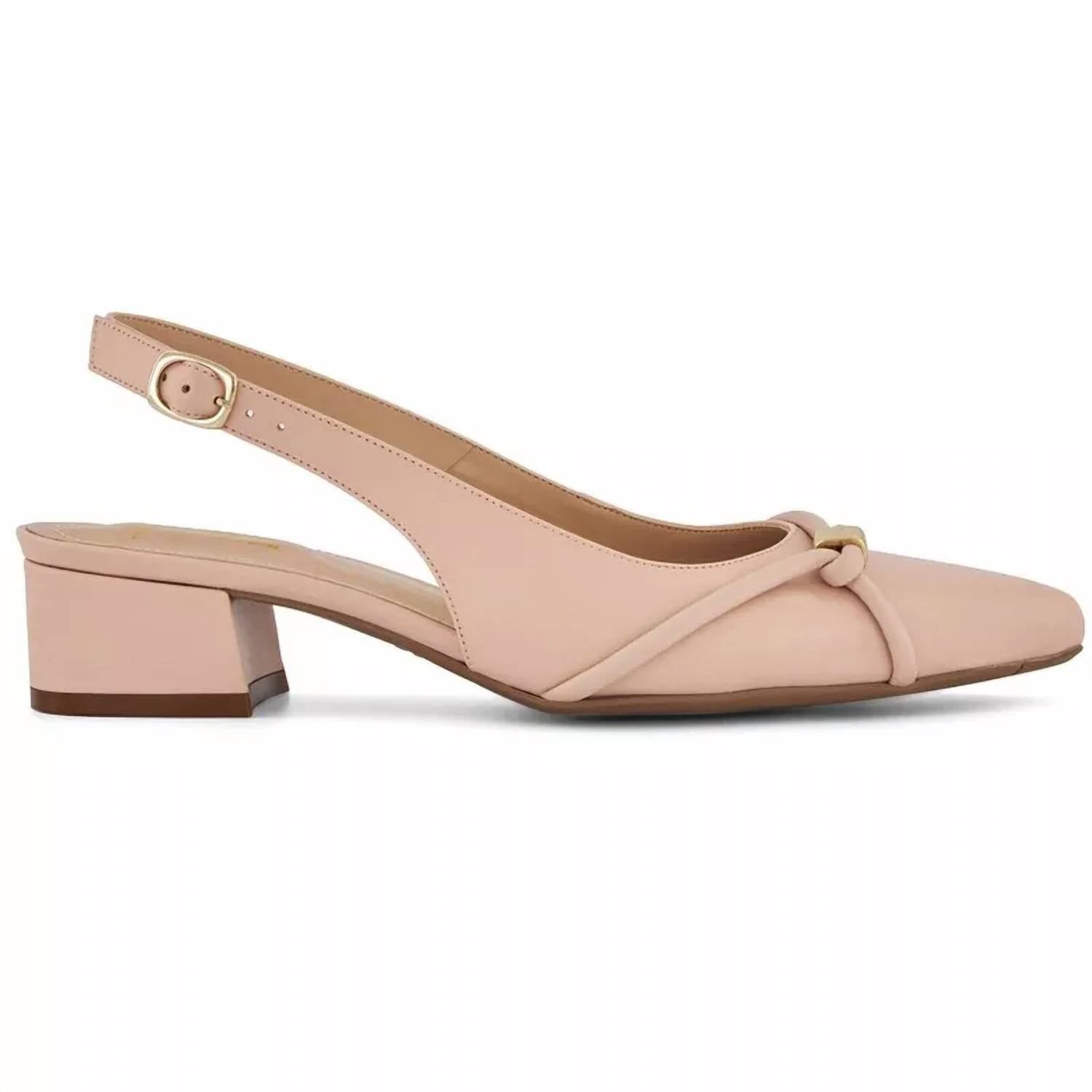 Andrea - Women's Slingback Low Heel Pumps