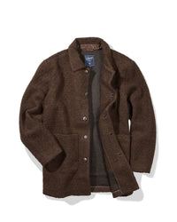 Grayers - Men's Wool Boucle Car Coat