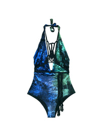 Charmosa - Women's Camille Reversible Velvet One Piece Swimsuit