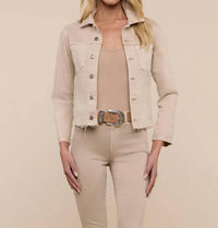 L'Agence - Janelle Slim Raw Jacket