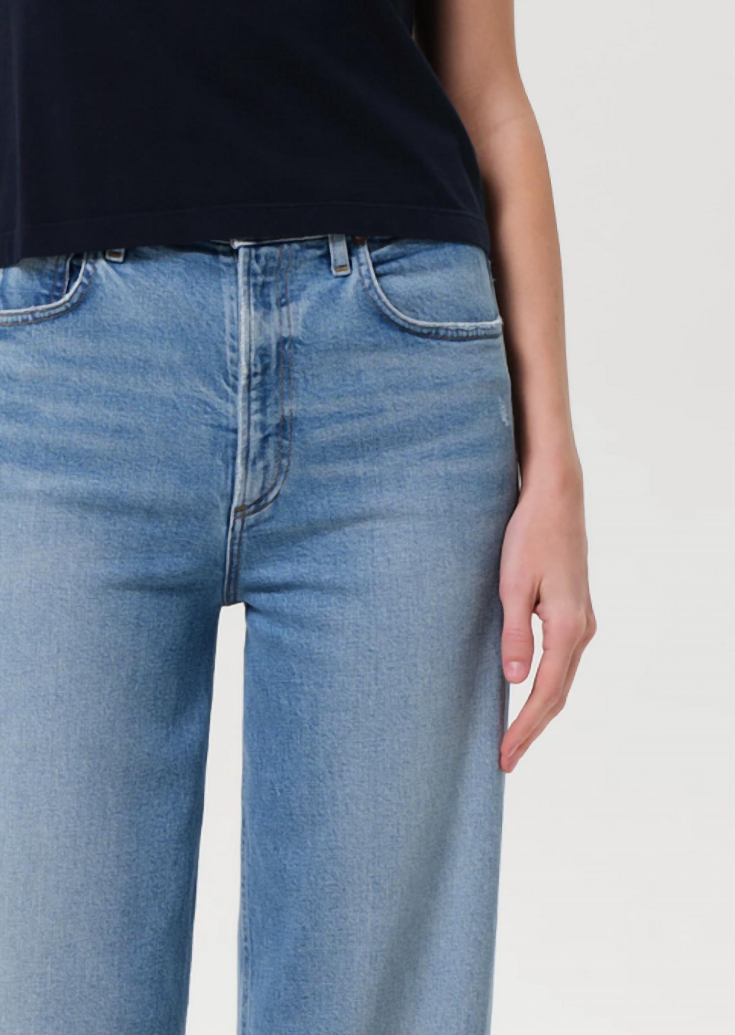 AGOLDE Ren High Rise Cropped Jean in forum - women's jeans - view 5