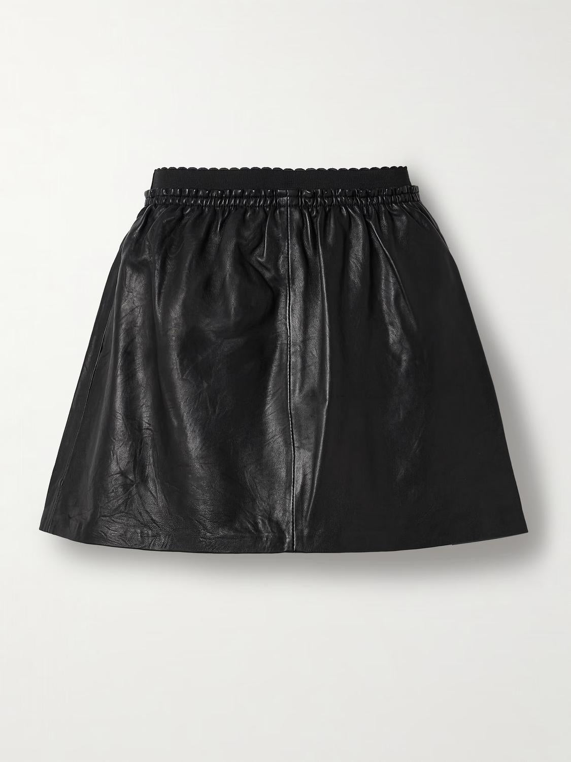 Sea - Lucie Leather Mini Skirt