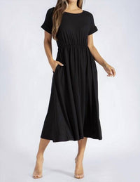 Trendsi - Backless Knot Straps Dress