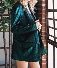 Paint The Town - Women's Sequin Blazer