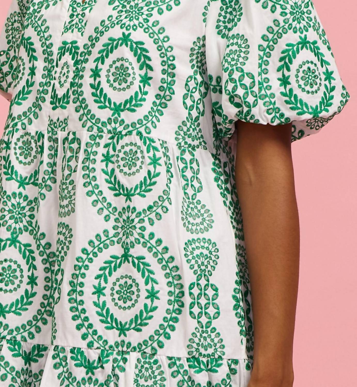 Skies Are Blue - Nova Embroidered Mini Dress