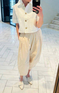Psophia - Lightweight Cropped Trouser