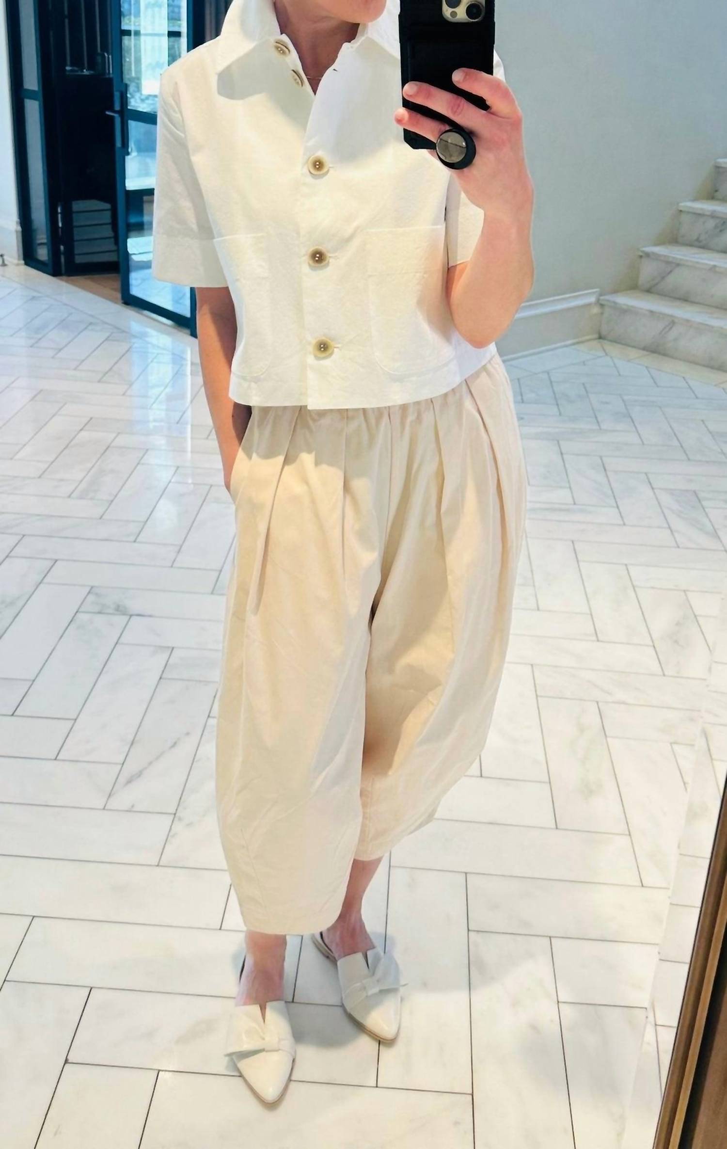 Psophia - Lightweight Cropped Trouser