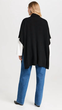 White + Warren - Cashmere Blend Open Poncho