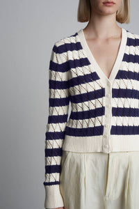 Eleven Six - Aya Stripe Cardigan