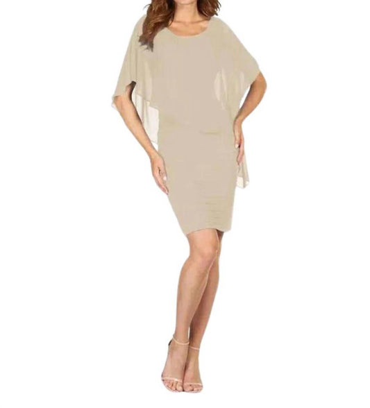 Frank Lyman - Chiffon Overlay Dress