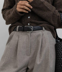 Collective - Women's Classic Leather Square Belt