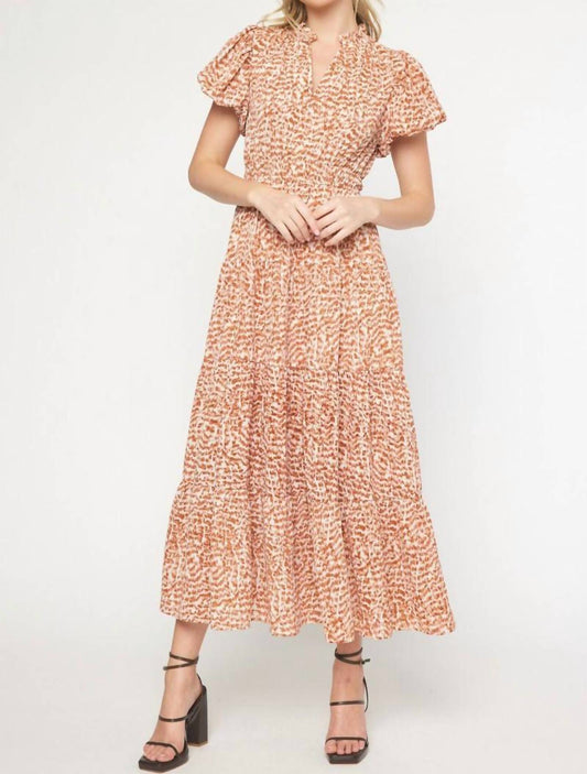 Entro - Print Maxi Dress