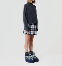 Guest In Residence - Cropped Ribbed Turtleneck Sweater
