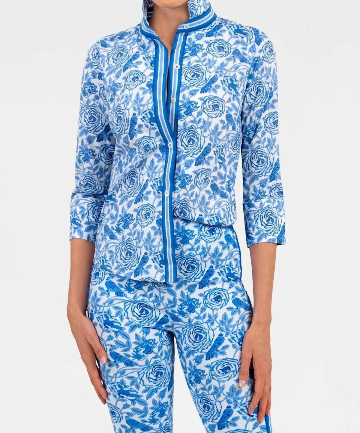 Gretchen Scott - Boyfriend Smell The Roses Shirt